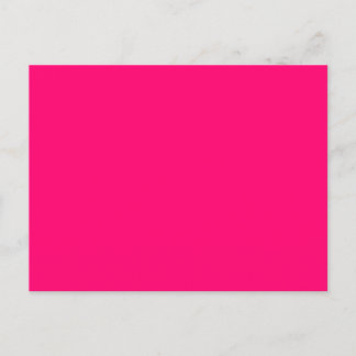 Carte postale rose néon – Commandes personnalisées