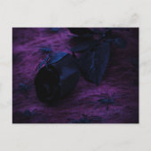Carte postale Rose noir (Devant)