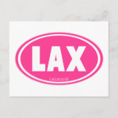 Carte Postale rose ovale (Devant)