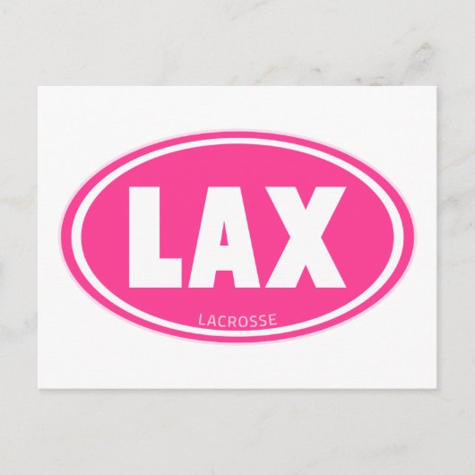 Carte Postale rose ovale (Devant)