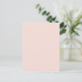 Carte Postale rose pâle (Debout devant)
