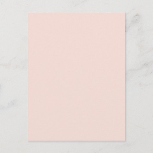 Carte Postale rose pâle (Devant)