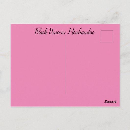 Carte postale rose pâle BSPllc (Dos)