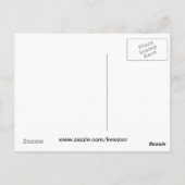 Carte postale Rose papillon (Dos)