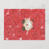Carte postale rose par Nicole Janes (Devant)