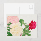 Carte Postale Rose par Tanigami Konan (Devant / Derrière)