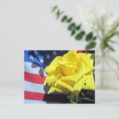Carte Postale Rose patriotique (Debout devant)