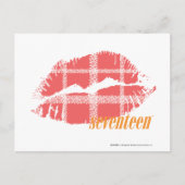 Carte Postale Rose plis (Devant)