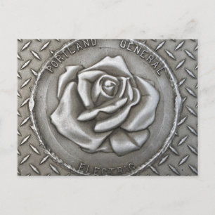 Carte postale Rose Portland