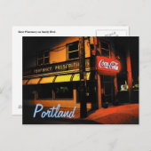 Carte postale Rose Portland (Devant / Derrière)