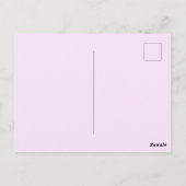 Carte postale Rose pourpre et dentelle (Dos)