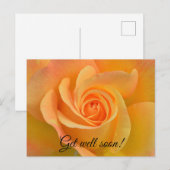 Carte Postale Rose rétablis-toi (Devant / Derrière)