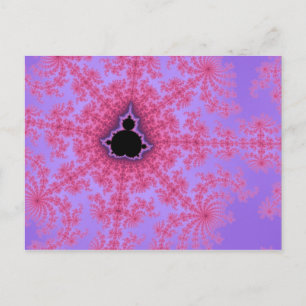 Carte postale rose rêverie