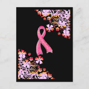Carte postale rose Ribbon