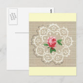 Carte Postale Rose rose rose (Devant / Derrière)