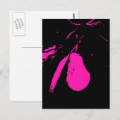 Carte Postale Rose rose rose Abstrait photo (Devant / Derrière)