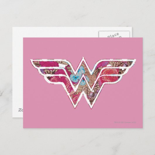 Carte Postale Rose rose WW (Devant / Derrière)