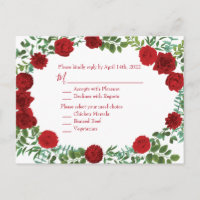 Rose rouge noir Mariage gothique foncé