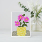 Carte postale Rose sauvage (Debout devant)