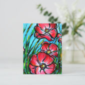 Carte Postale Rose sauvage (Debout devant)