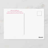 Carte postale Rose sauvage Prairie (Dos)