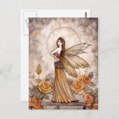 Carte postale Rose Sienna (Devant / Derrière)