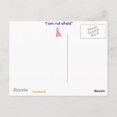 Carte postale rose Splatter Me (Dos)