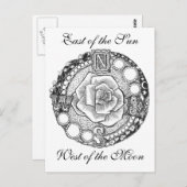 Carte Postale Rose Victorian Compass (Devant / Derrière)