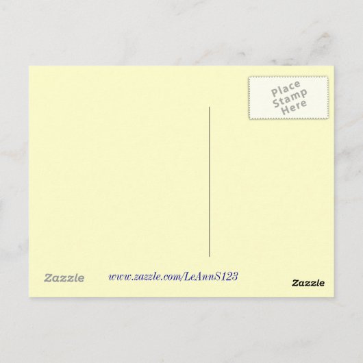 Carte postale Rose victorienne (Dos)