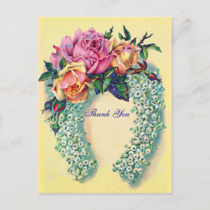 Carte postale Rose victorienne Merci