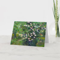 Carte postale Rose Vincent van Gogh