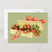 Carte postale Rose vintage (Devant / Derrière)