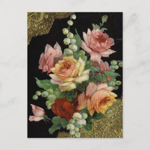 Carte postale Rose vintage