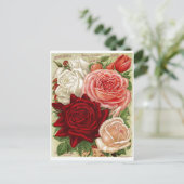 Carte postale Rose vintage Gardens (Debout devant)