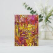 Carte Postale roseaux dans la nature couleurs vives A.I. (Debout devant)