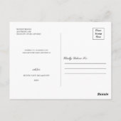 Carte Postale Rosegold Parties scintillant Noël 3 Photo Collage  (Dos)