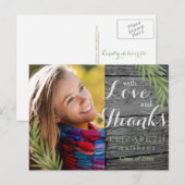 Carte Postale Rosemaire rustique Merci photo (Devant / Derrière)