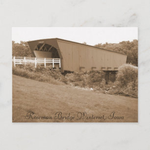 Carte Postale Roseman Bridge Winterset, Iowa