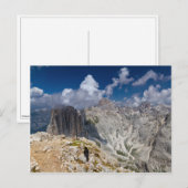 Carte Postale Rosengarten - Groupe Catinaccio (Devant / Derrière)