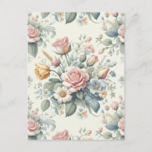 Carte Postale Roses 