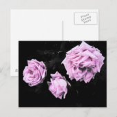 Carte Postale Roses (Devant / Derrière)