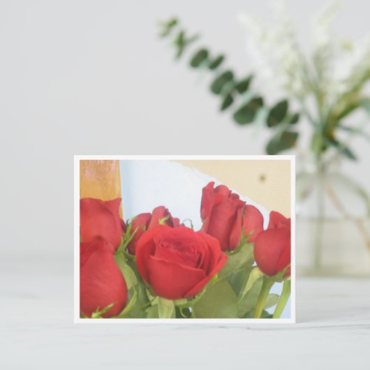 Carte postale Roses (Debout devant)