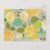 CARTE POSTALE ROSES 1 (Dos)