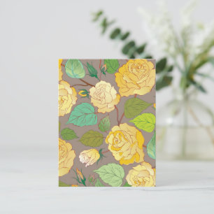 CARTE POSTALE ROSES 3