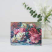 Carte Postale Roses abandonnés Renoir (Debout devant)