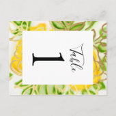 Carte Postale Roses Abstraits Jaune (Dos)