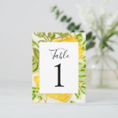 Carte Postale Roses Abstraits Jaune (Debout devant)