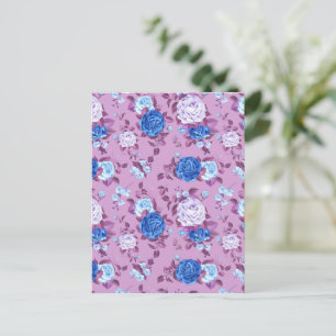 Carte Postale Roses aquarelle 18