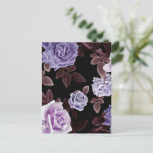 Carte Postale Roses aquarelle 21