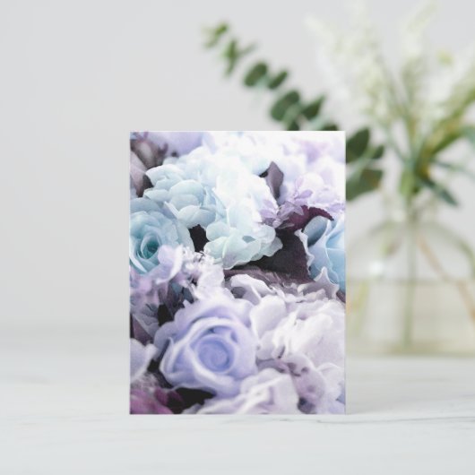 Carte Postale Roses aquarelle 26 (Debout devant)